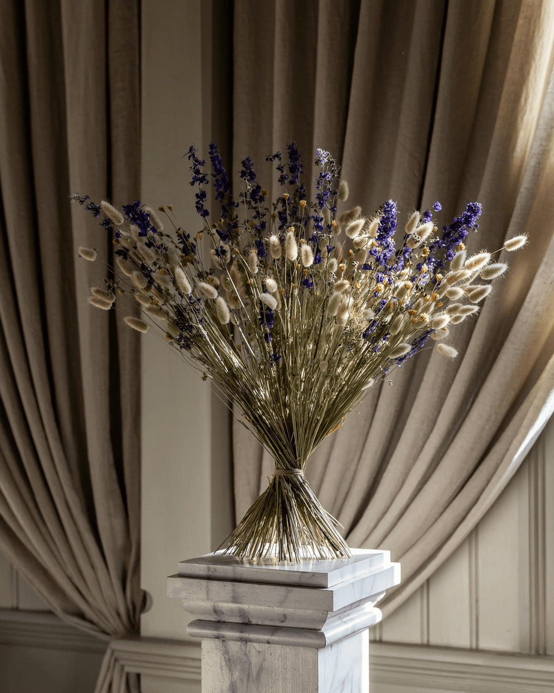 Torkade blommor - Torkad Lagurus